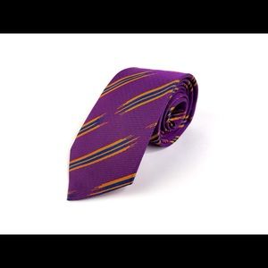 Turnbull & Asser 100% Silk Dark Magenta Orange